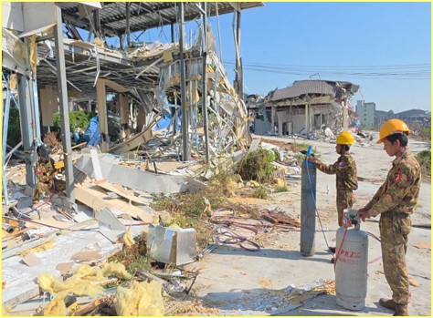 Myanmar demolishes more illegal gambling buildings in Shwe Kokko and KK Park