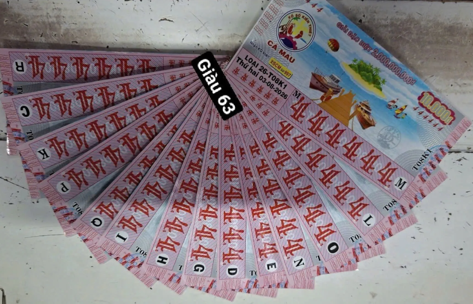 Trúng 14 vé dãy 444444 xổ số miền Nam, chàng trai miền Tây làm điều bất ngờ