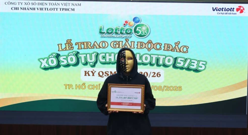 Vét sạch túi còn 50 nghìn mua xổ số, người đàn ông trúng Vietlott độc đắc hơn 11 tỉ đồng
